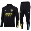 Tréninkový Mikina Soupravy Arsenal Quarter Zip 2023-24 Černá pro Muži